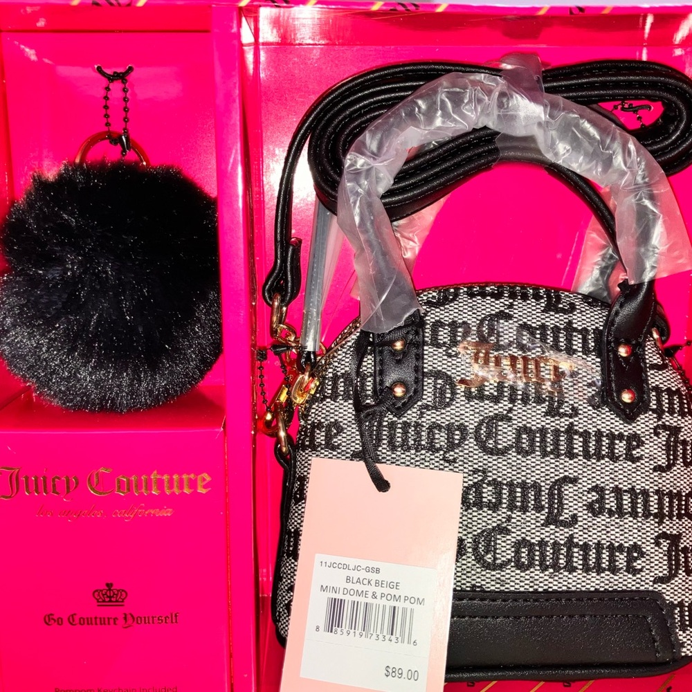Juicy Couture Mini Dome & Pom Pom